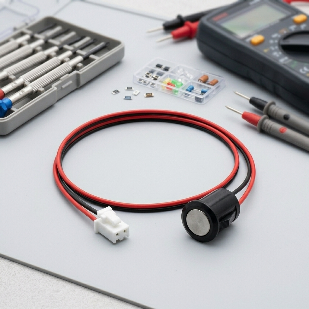 Conector Eletrico Para Triciclo E Skate Sem Rosca Botão Liga Desliga Peça De Substituição Pronta