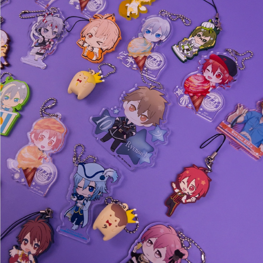 Detalhes do Idolish7 Chaveiros