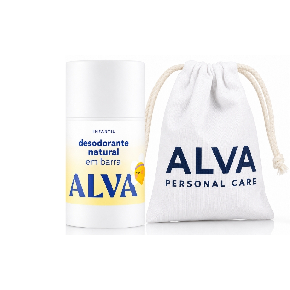 Desodorante 100% Natural Infantil Twist Camomila 33g Alva Personal Care Sem alumínio
