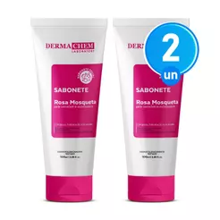 Kit 2 Sabonete Ultra Hidratante Rosa Mosqueta 100ml Dermachem