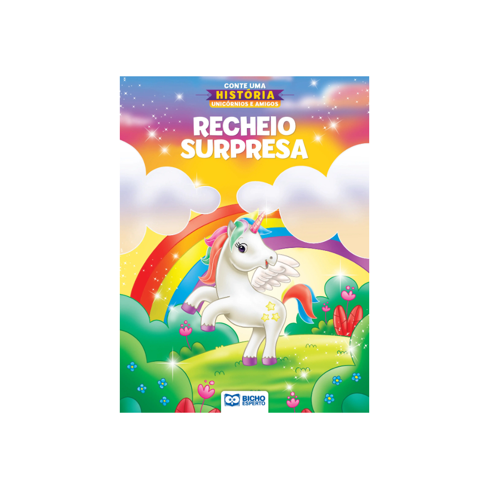 Livro Infantil Conte Uma História Unicórnios e Amigos Recheio Surpresa · foto 2