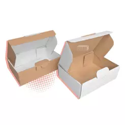 Kit 100, 50 ou 20 Caixas de Papelão Kraft Branco 16x11x5cm Para Envios E-Commerce Bijuterias Cosméticos