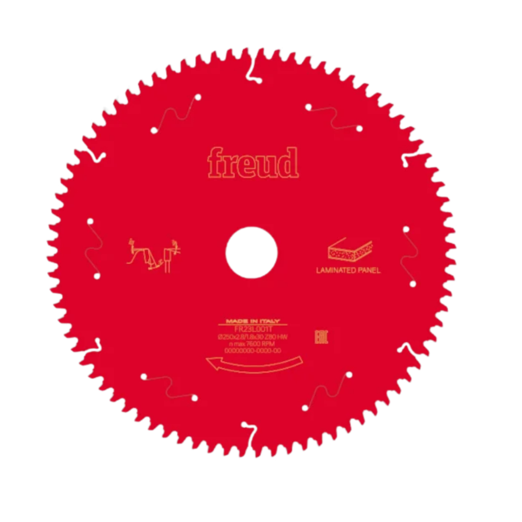 Disco De Serra Circular 250x2,8x80 F30 Freud Cor Vermelho FR23L001T