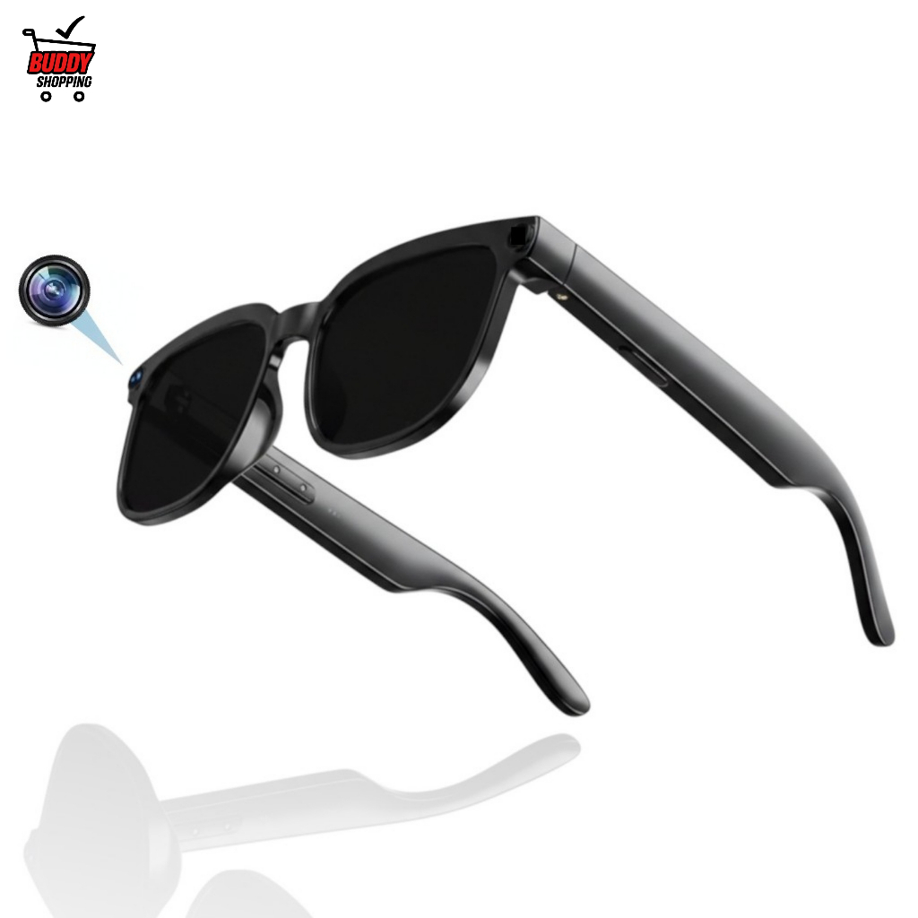 Óculos Inteligente Smart Glasses com câmera HD 8MP