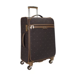 Mala de Viagem Média 23kg Munique Café 70cm com giro 360º