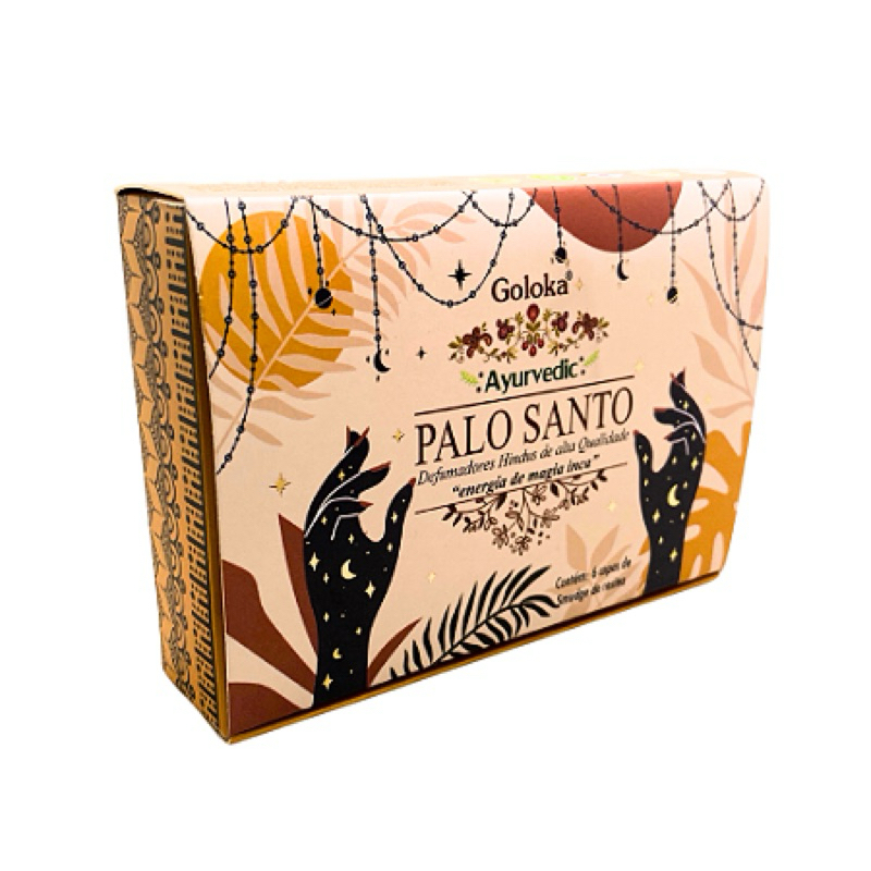 Incenso Cone Defumador Goloka - Palo Santo - Energia da Magia Inca