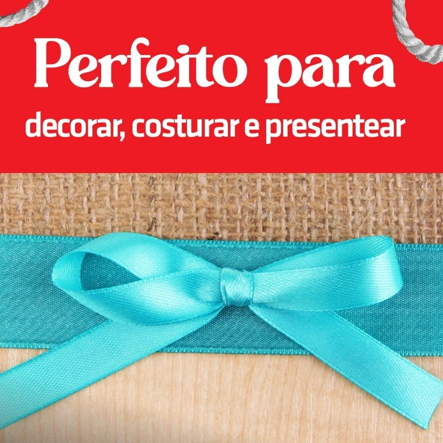 Fita de Cetim 7mm N1 Rolo 100 Metros Para Laços Artesanato Lembrancinhas Embalagem Decoração Cores — imagem 2 de 2