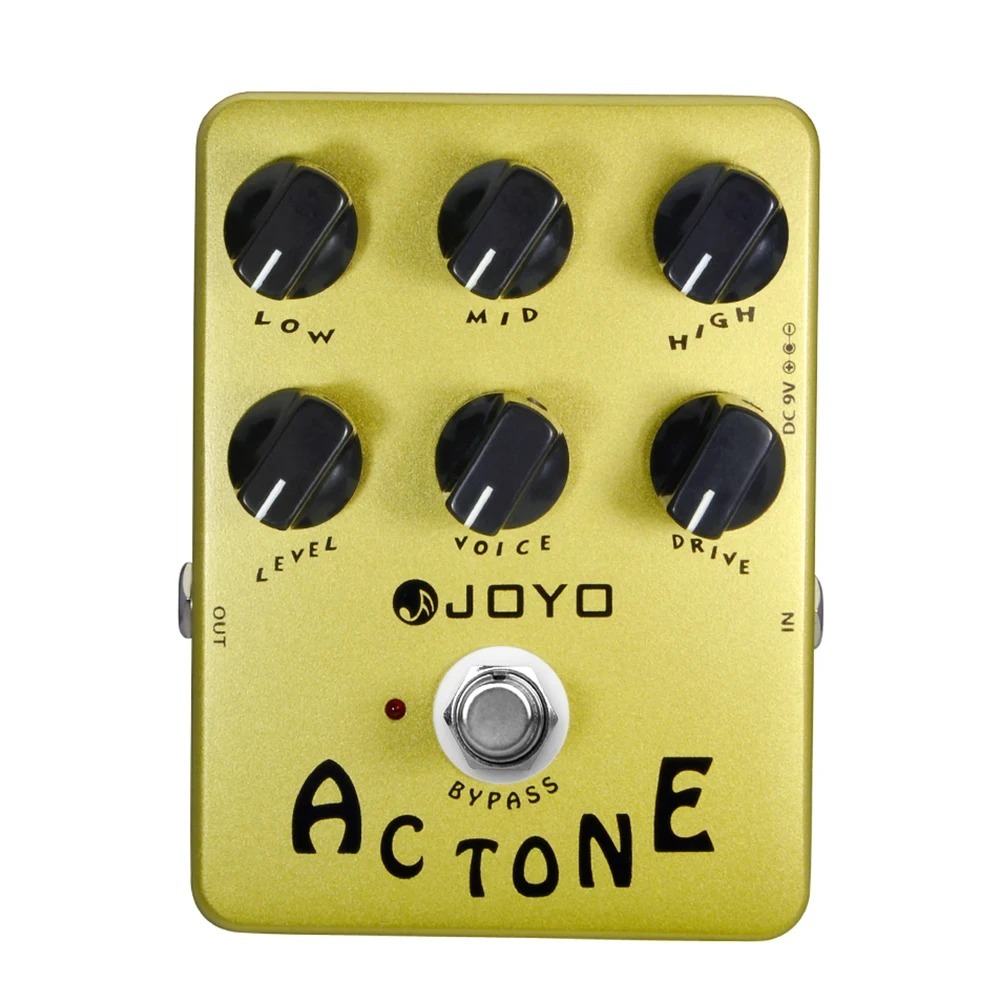 Pedal Joyo JF-13 AC Tone Simulador Amplificador AC30 Overdrive JF13