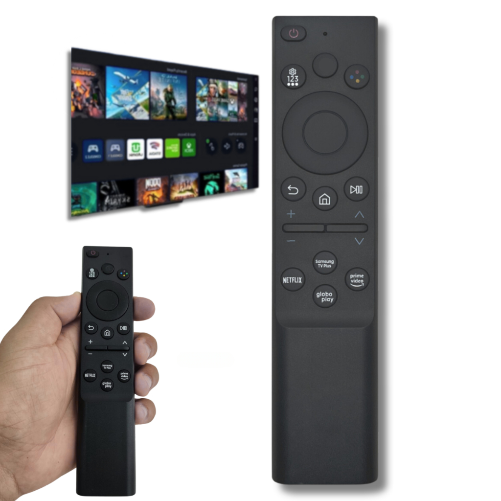 Controle Remoto Compatível SAMSUNG Smart TV 4K 8K QLED UHD CU8000 AU7700 Q80A BU7700 DU7700 BN-59