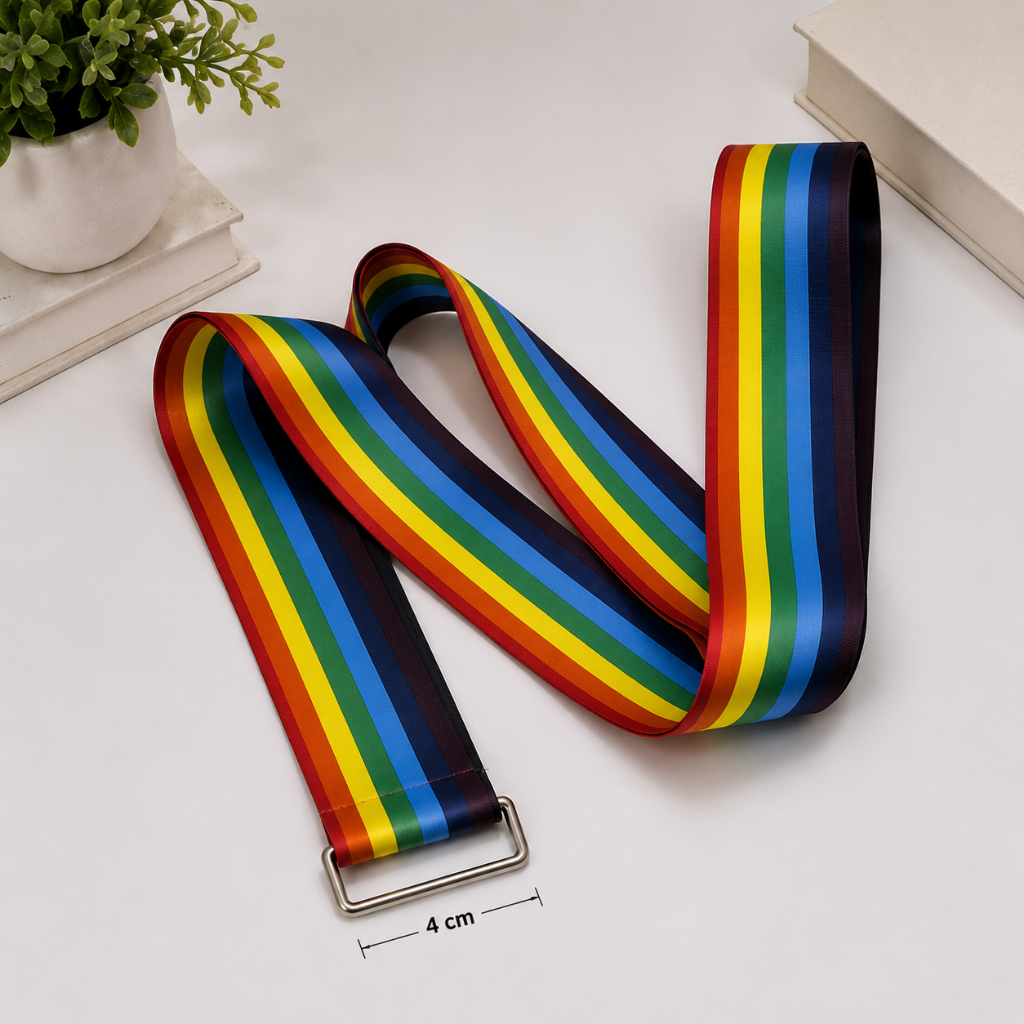 Tirante para Caneca - LGBTQIA+ Arco-íris, Carnaval, ENVIO IMEDIATO