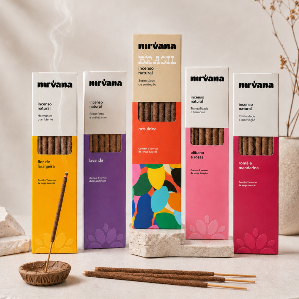 Imagem Incenso Natural Nirvana 100% Natural De Longa Duração Palo Santo Natural