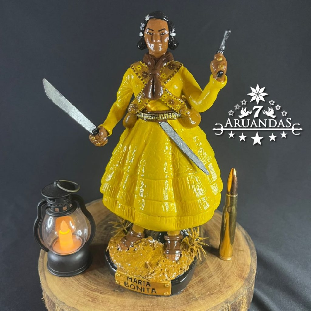 Imagem Maria Bonita Cangaceira/Baiana/Mestra 25cm.