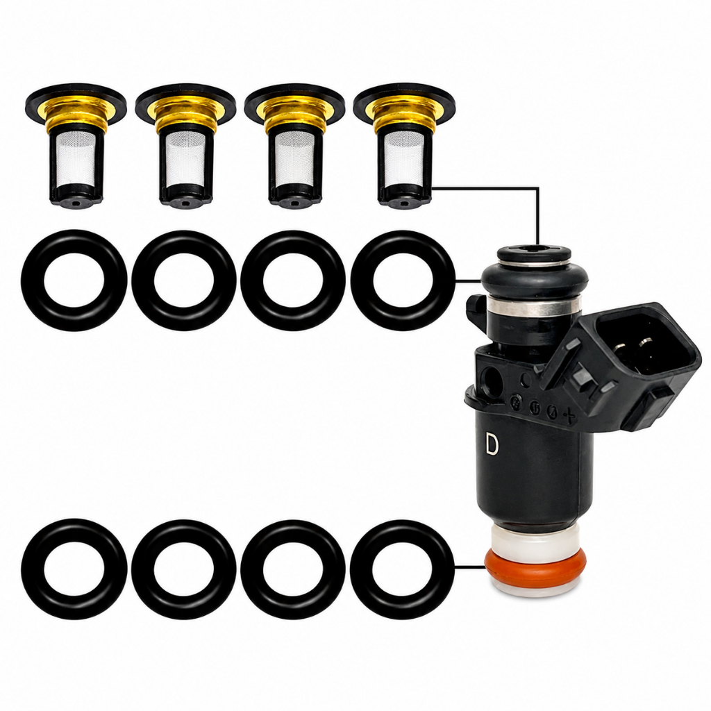 Kit Reparo Bico Injetor Honda Civic 1.7 16v. Honda Fit 1.4 16v.
