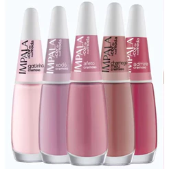 Kit Esmalte Impala Tons Rosa Nude Cremosa - Escolher Kit
