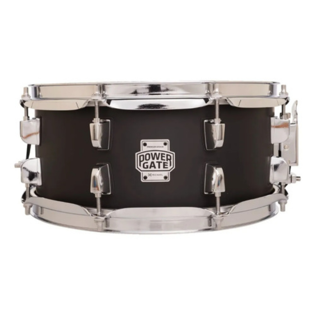 Caixa De Bateria Michael Powergate 12x5,5 Jet Black 20 Fios — imagem 2 de 2