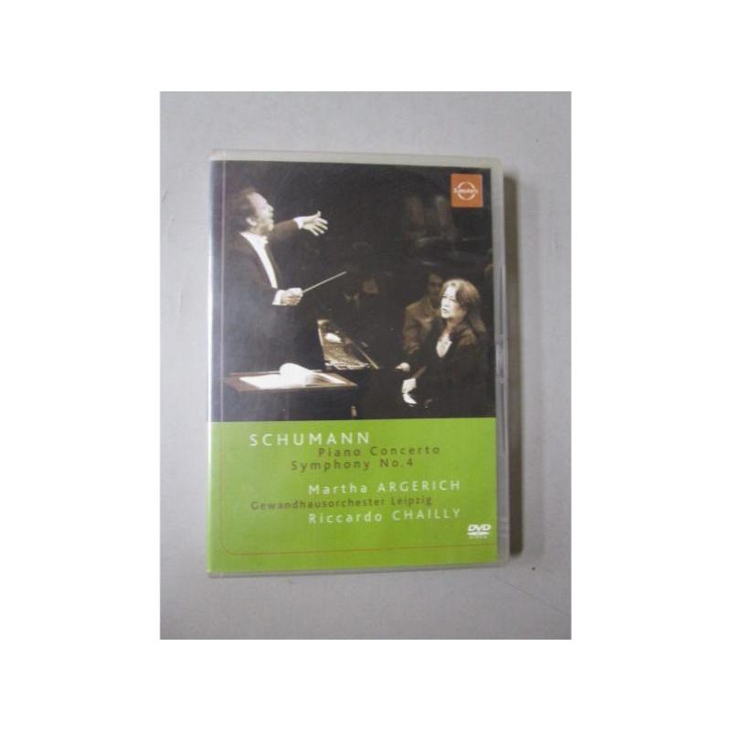 DVD - SCHUMANN, MARTHA ARGERICH, RICARDO CHAILLY PIANO CONCERTO