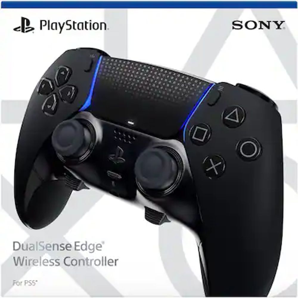 Controle Sem Fio Sony DualSense  PlayStation 5 (EDGE BLACK) Preto