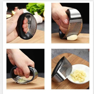 Amassador De Alho Inox Manual Triturador De Alho Profissional Cozinha