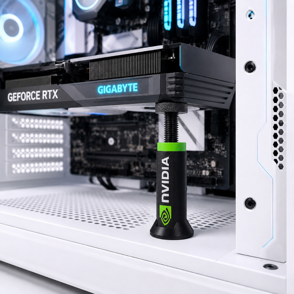 Suporte Placa de Vídeo Anti Sag GPU Ajustável Universal RTX RX NVIDIA AMD Impressão 3D