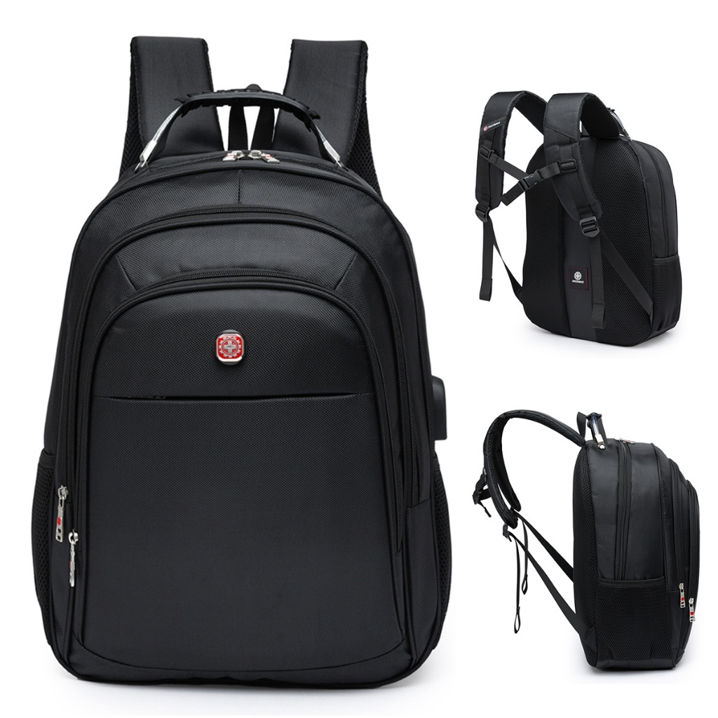 Mochila Masculina Resistente USB Notebook 15'' 24L Executiva Para Trabalho e Faculdade Crosswave