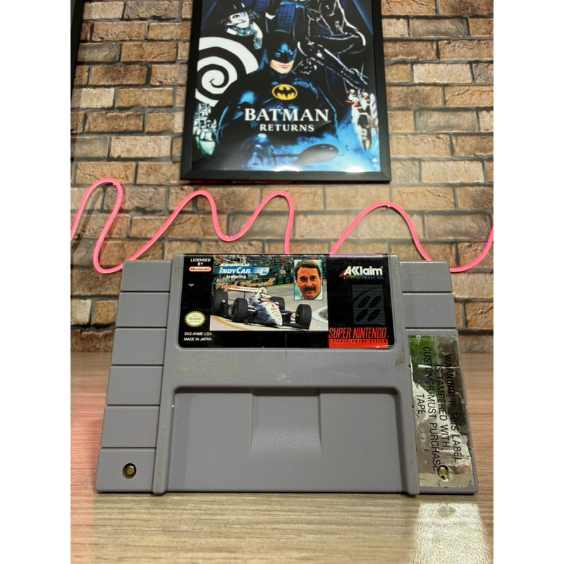 Newman Haas IndyCar Featuring Nigel Mansell Original Snes