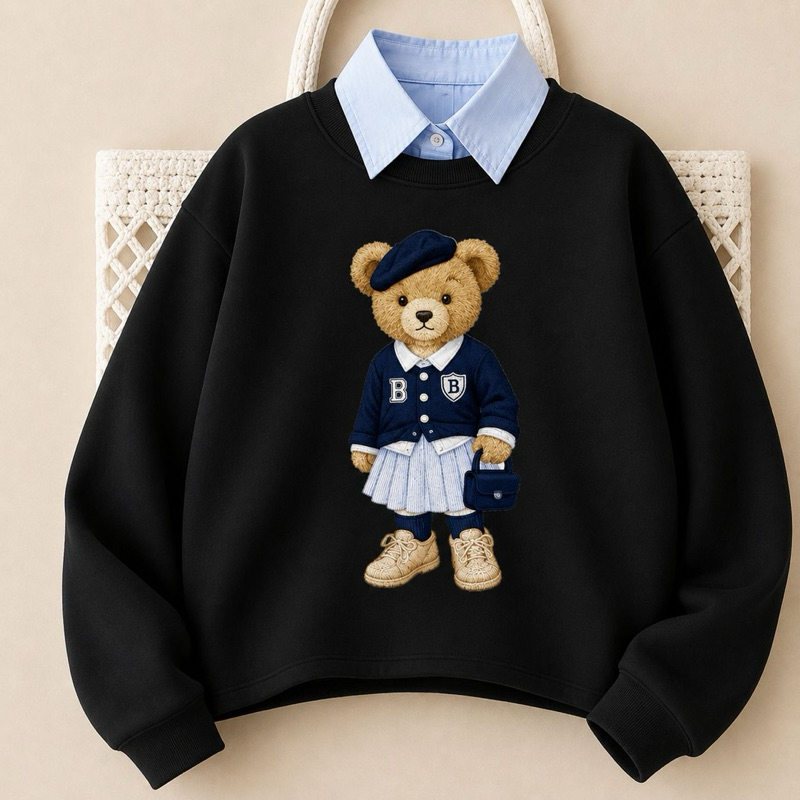 Casaco Urso Feminino PP ao Plus Size Blusa de frio moletinho leve Gola careca polo bear Suéter Várias estampas