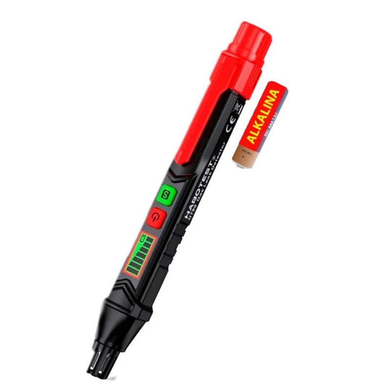 Sensor Detector de Vazamento Gases e Combustiveis Habotest HT60 GNV GLP CO² CO C²H⁶O C⁸H¹⁸