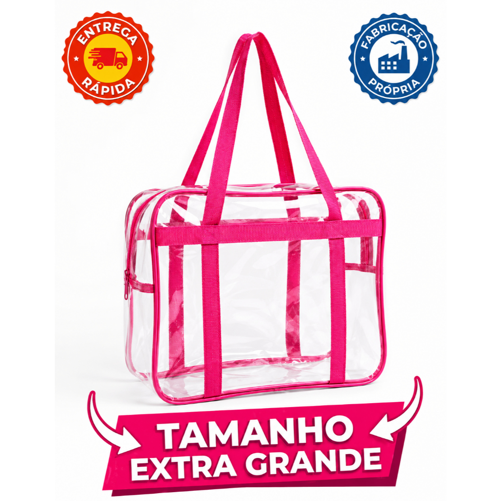 Bolsa Impermeável Cristal 0.20 – Piscina, Praia, Maternidade e Brinquedos ENVIO RÁPIDO