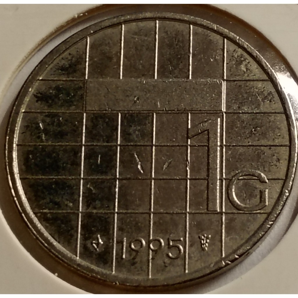 moeda 1 gulden 1995 holanda mbc