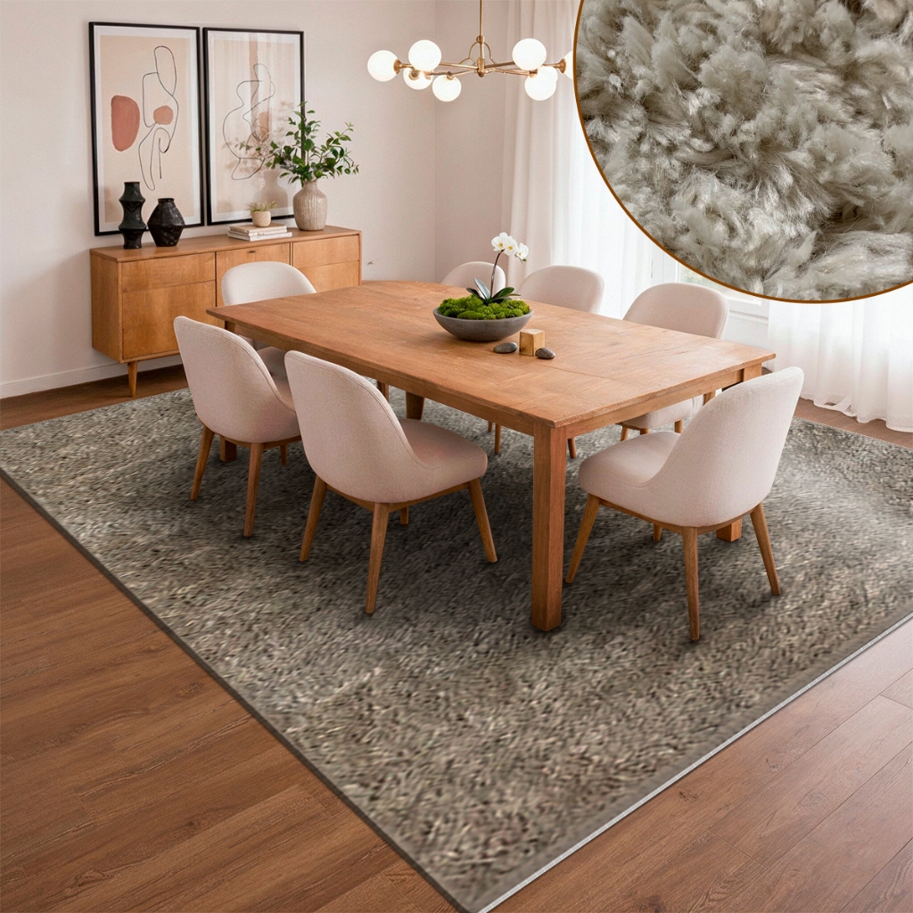 Tapete Sala Jantar Antiderrapante Macio Luxo Os Clas 200x250 Vr