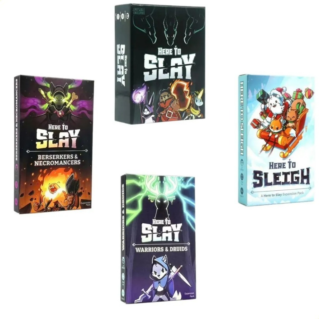 Jogo de Cartas Here to Slay Party Game Divertido para Família Boardgame Estratégia