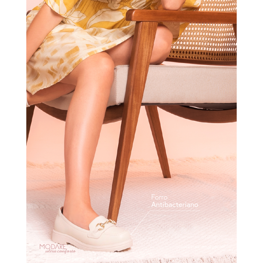 Sapato Feminino Mocassim Loafer Modare Ultraconforto Tratorado