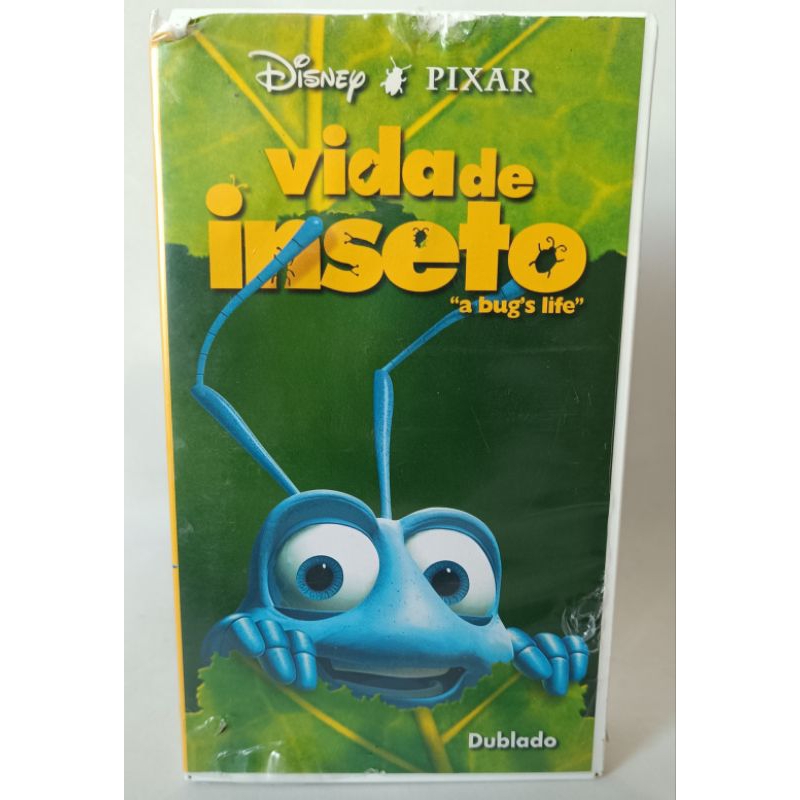 VHS Vida de Inseto Dublado Disney Pixar filme desenho infantil clássico colecionador