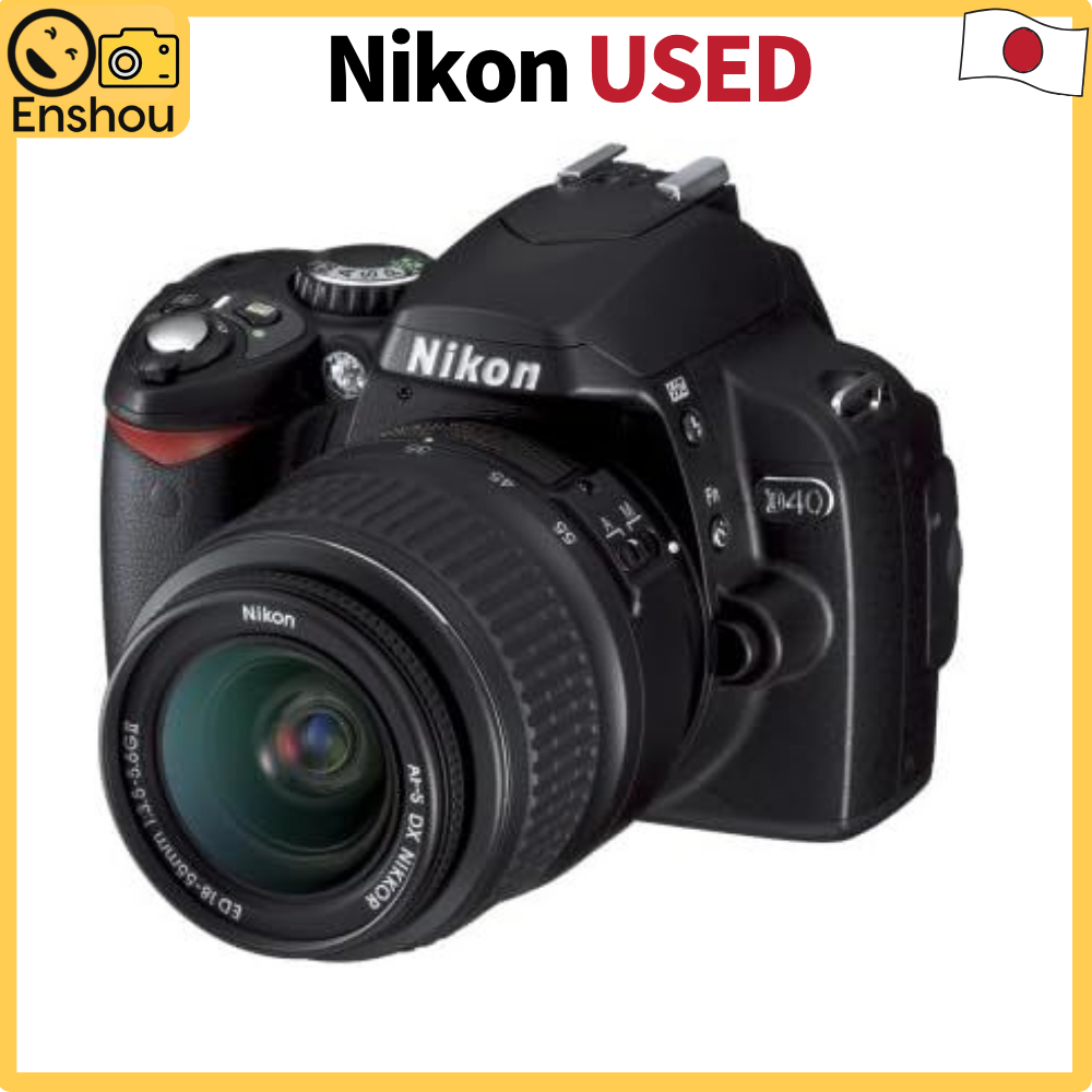 Do Japão [USADO]Nikon Digital SLR Camera D40 Lens Kit Black D40BLK
