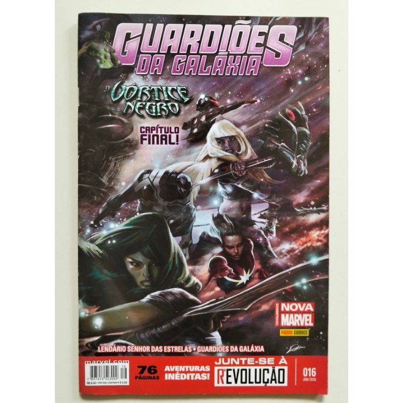 Guardiões da Galáxia - 1ª Série/Panini Nº 016 - Arco: O Vórtice Negro (Capítulo Final!) Totalmente Nova Marvel