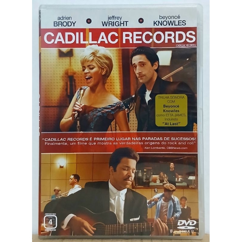 Dvd Cadillac Records - Beyoncé, Adrien Brody - Raridade Original Usado