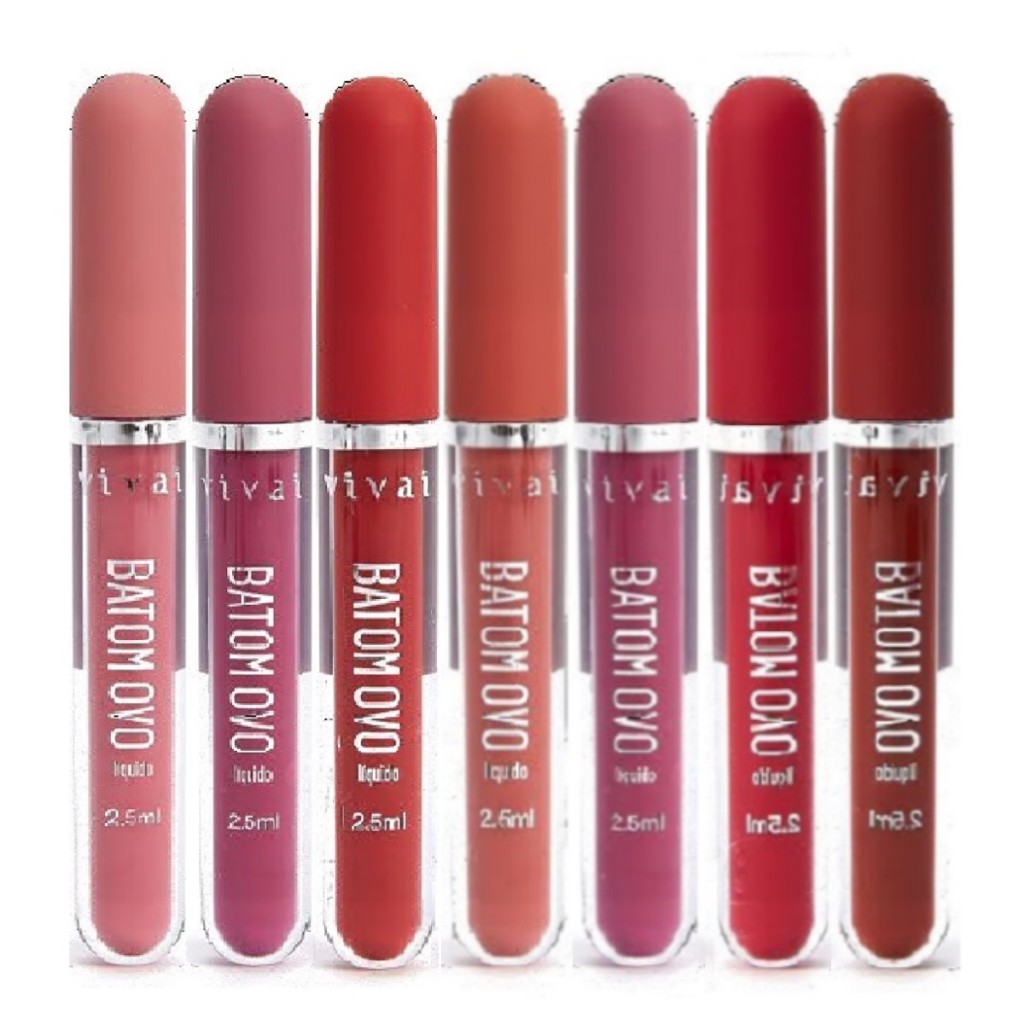 Kit c/12 Batom Liquido Matte Atacado Vivai True Heart