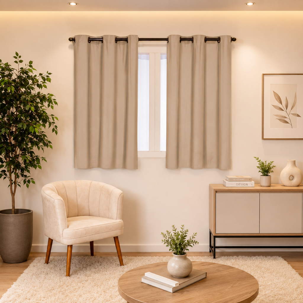 Cortina Corta Luz Blecaute Blackout 2,20 X 1,30 e 2,00 x 1,40 Decoração