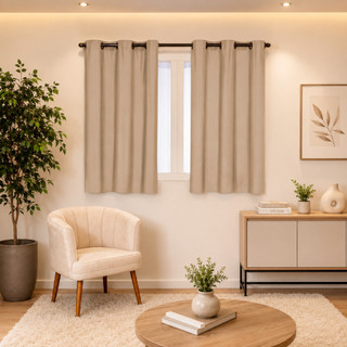 Cortina Corta Luz Blecaute Blackout 2,20 X 1,30 Decoração