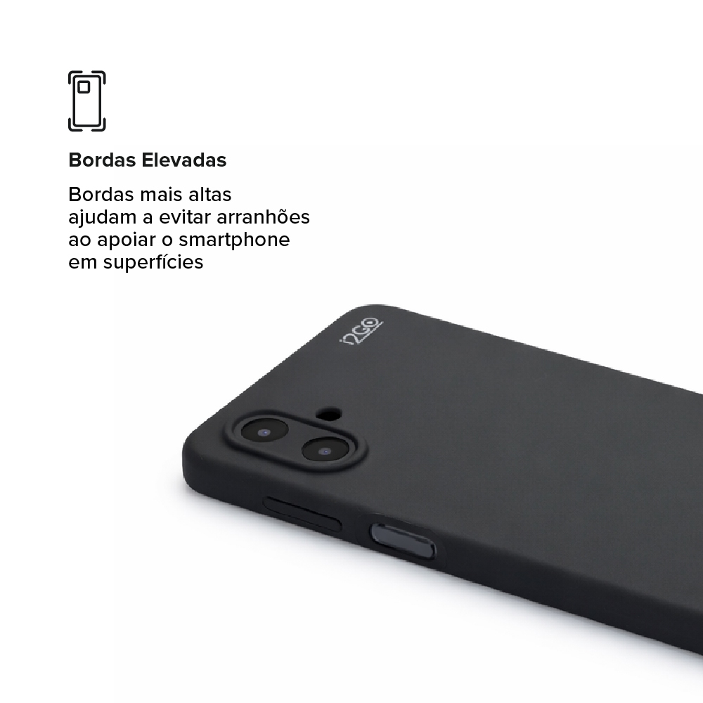 Capa Samsung Galaxy A07 i2GO Silicone Antichoque Flexível Premium — imagem 2 de 2