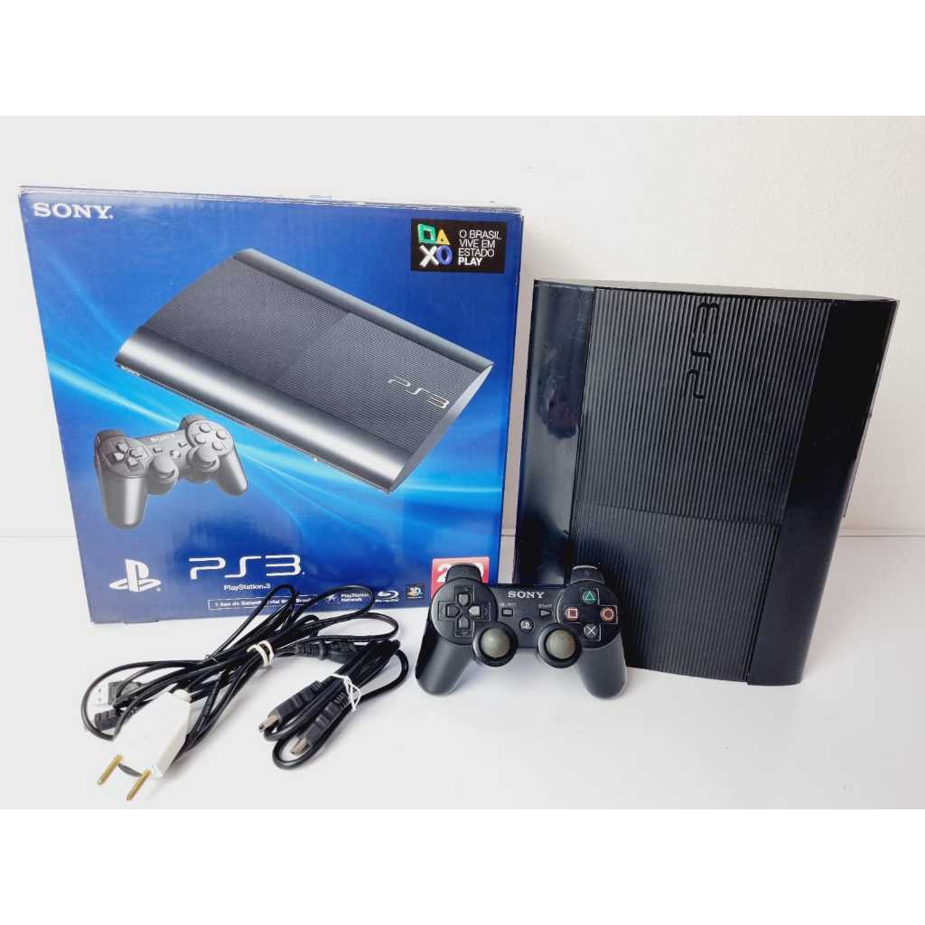 501- Console Playstation 3 PS3 Super Slim
