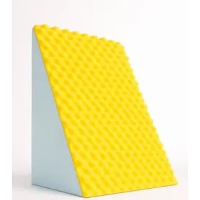 Encosto Ortopédico Triangular Espuma D33 Suporte Coluna Lombar Anti Dor Multiuso