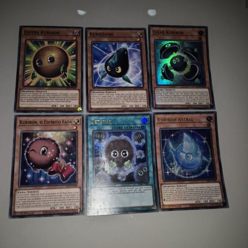 Combo de Cartas Kuriboh's - Yu-Gi-Oh / Yugioh - Cartas Originais KONAMI
