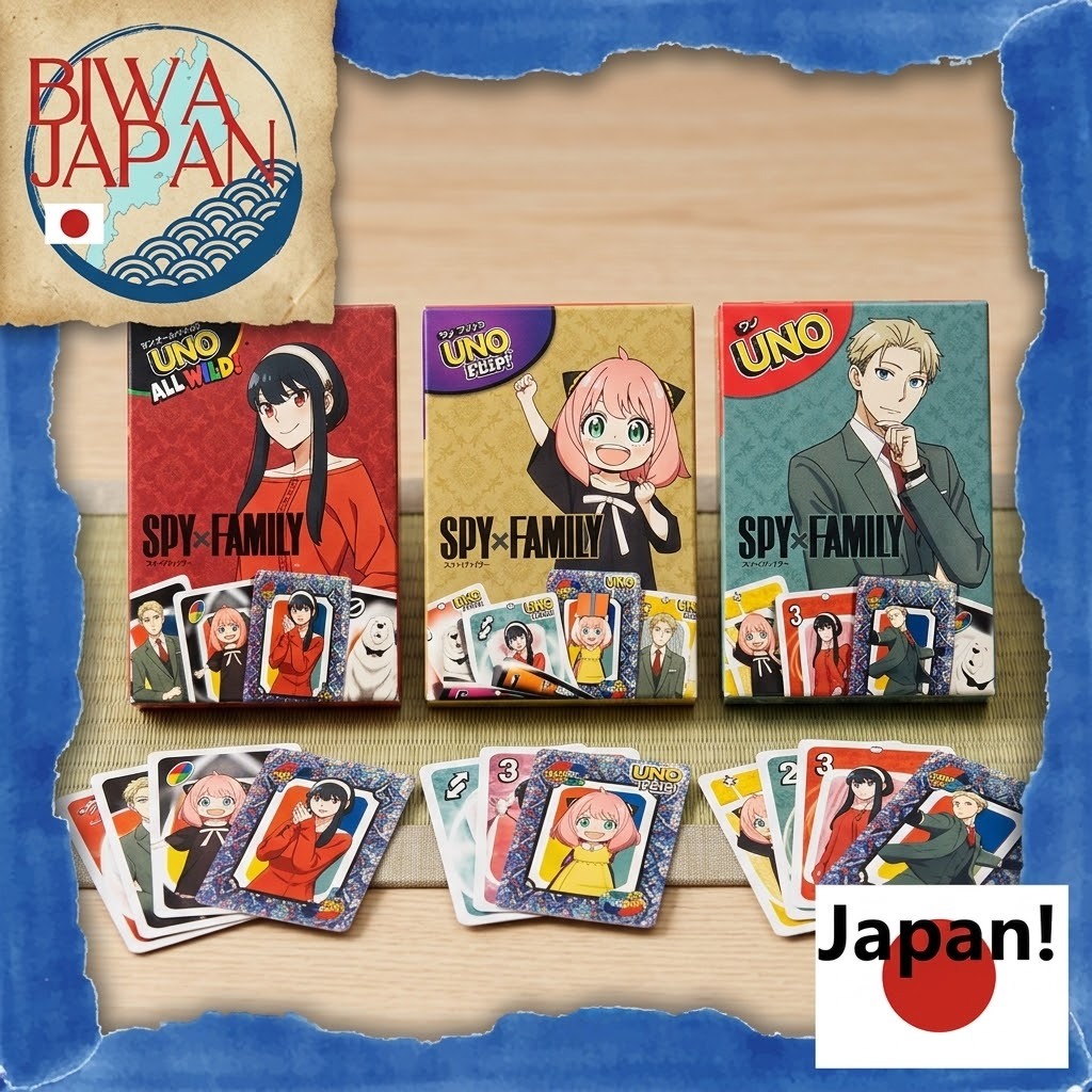 【Direct from Japan】 UNO　Mattel SPY×FAMILY UNO Card Game Series Anya Loid Yor / Japan Limited Edition Anime Board Game