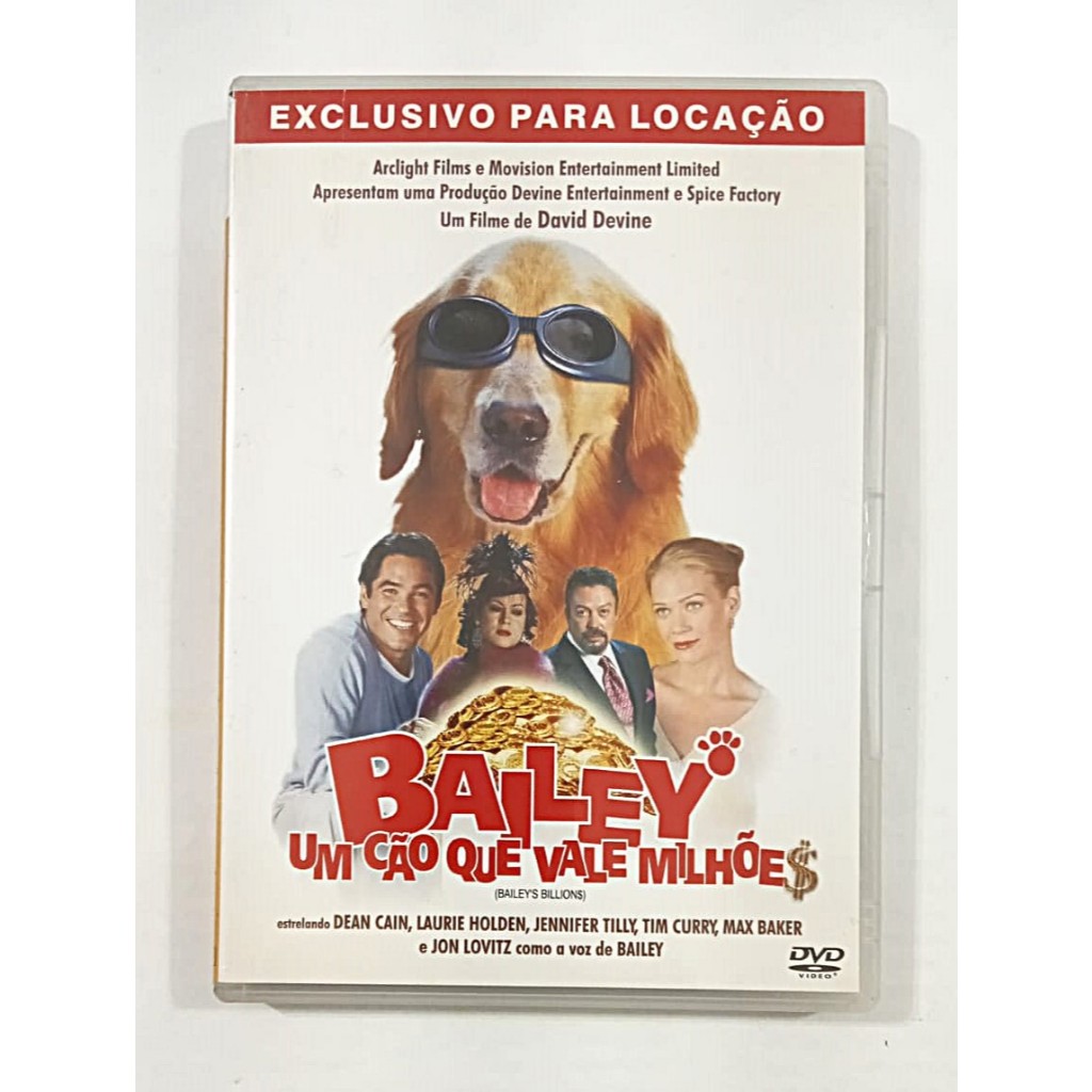 DVD Bailey um cão que vale milhões original Dean Cain msd