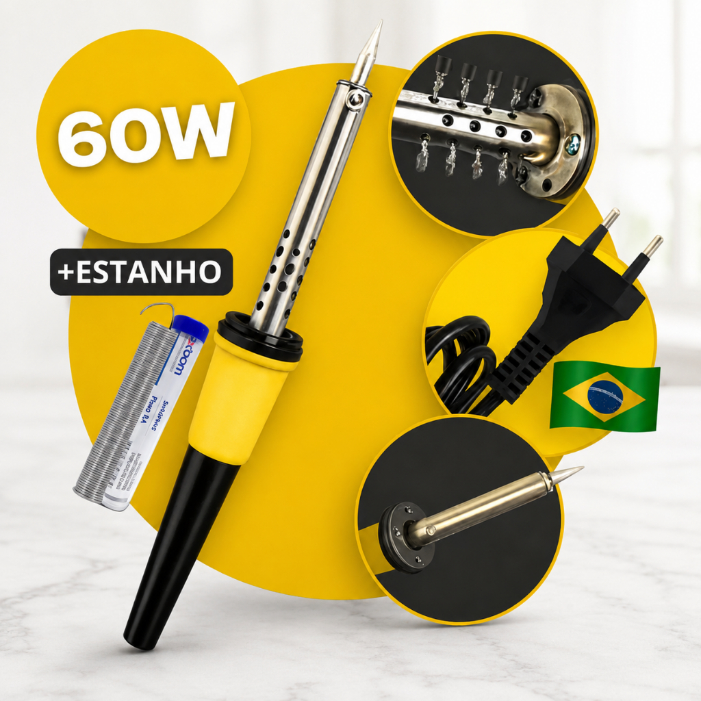 Kit Ferro de Solda 110/220V 60W 40W 30W Com Estanho Soldador Profissional 110v 220v Barato