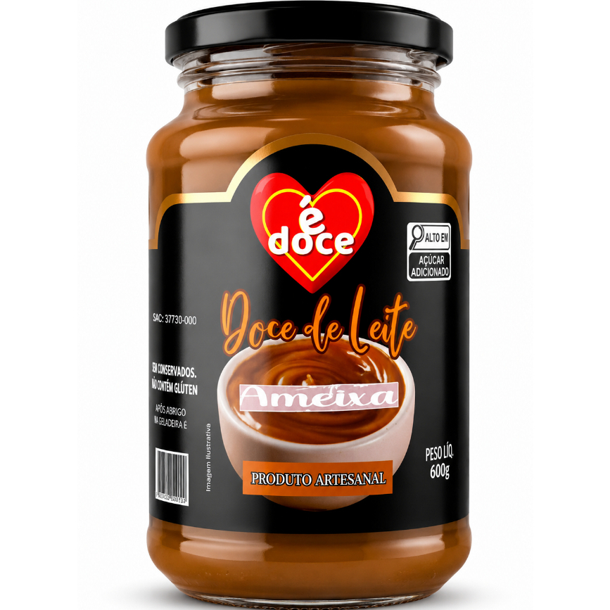 Doce de Leite Ameixa Artesanal É Doce 600g