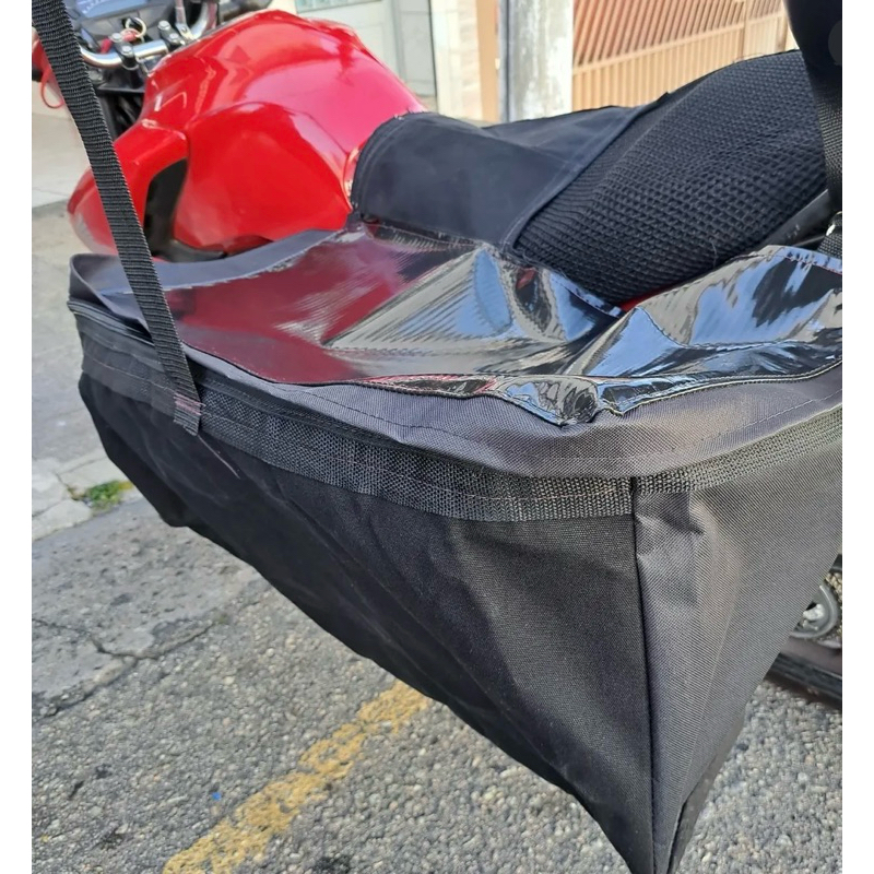 Alforge Lateral com zíper 33 Litros Moto Motoboy