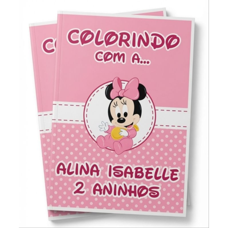 Livrinho de Colorir Personalizado para Aniversário | Todos os Temas | Lembrancinha Infantil
