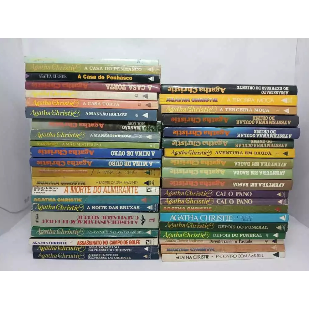 Livros Agatha Christie Mistério Suspense Romance Policial Edições Diversas